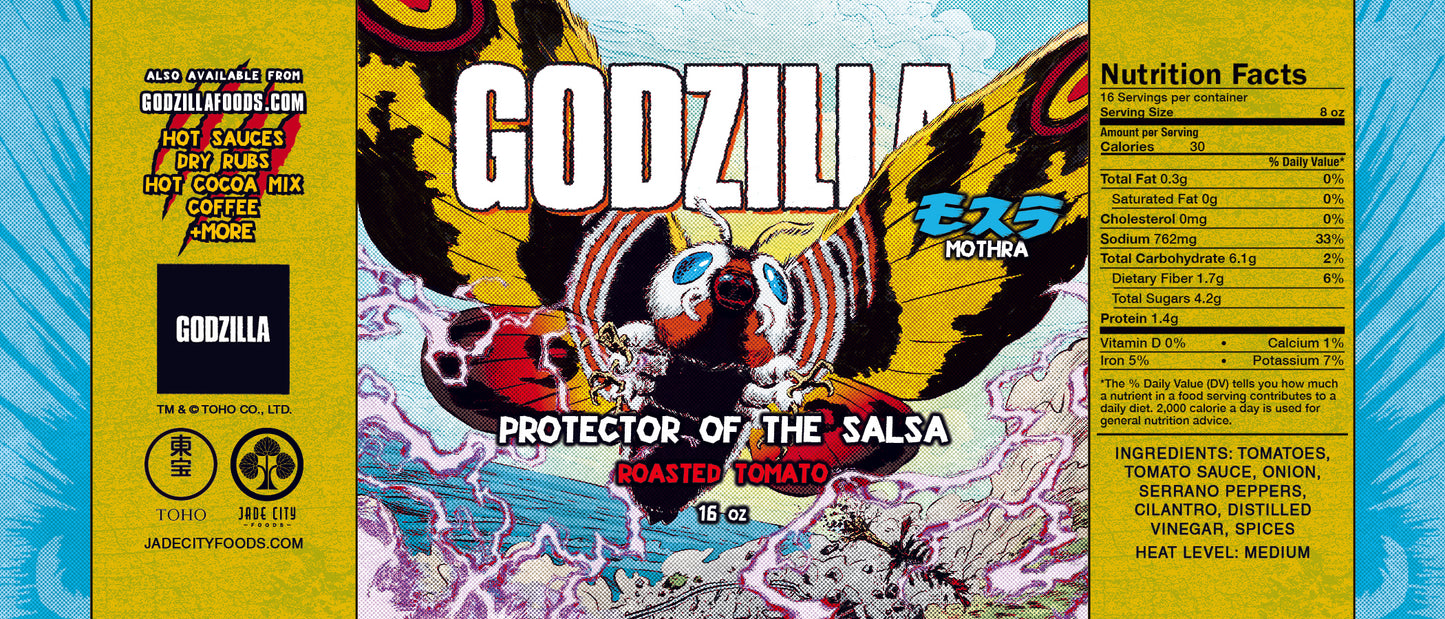 Mothra's Protector of the Salsa : Roasted Tomato