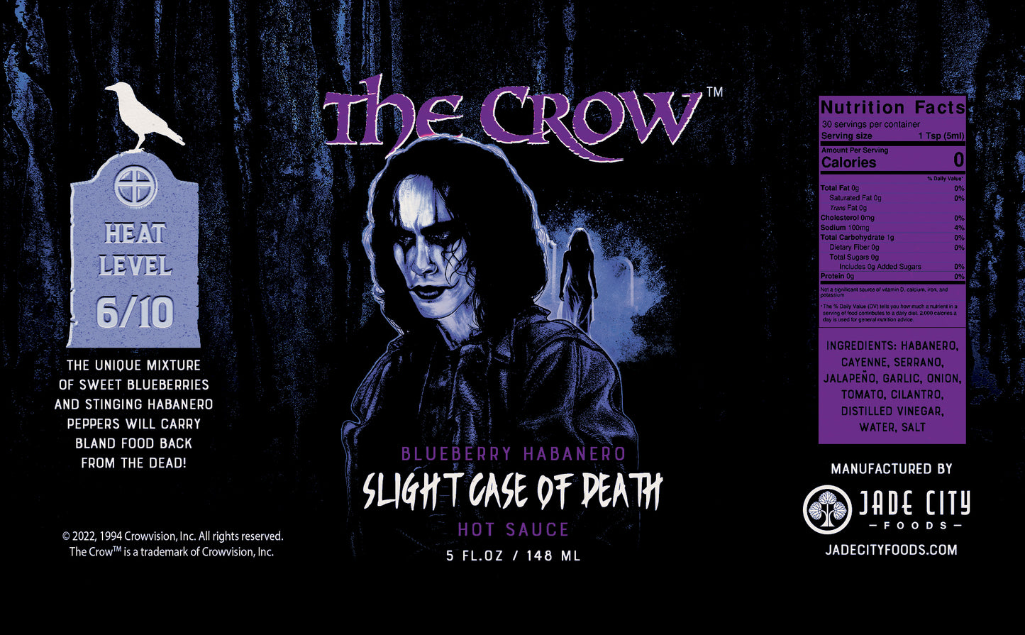 THE CROW™ Slight Case of Death: Blueberry Habanero Sauce