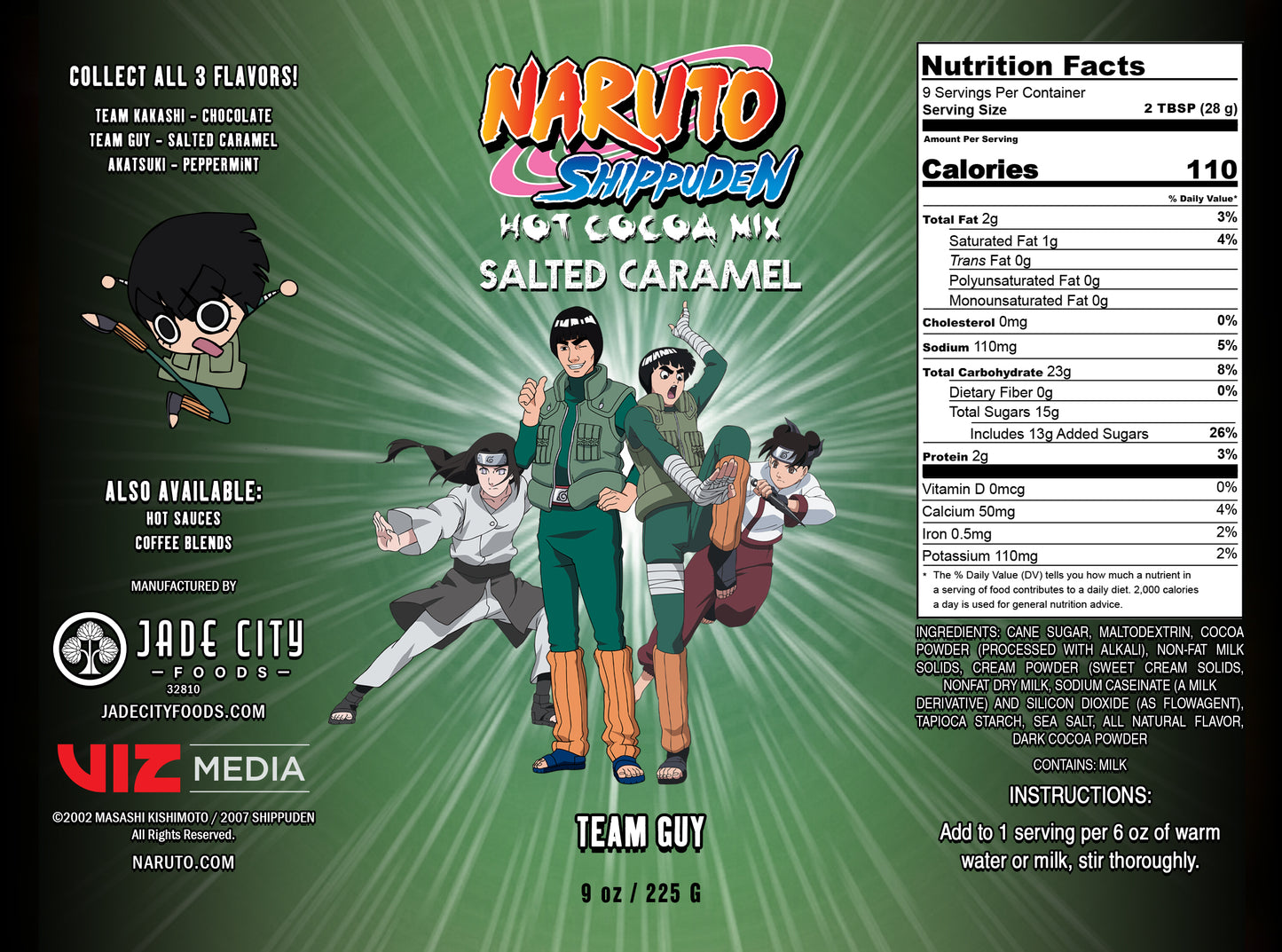 Naruto: Team Guy Salted Caramel Cocoa