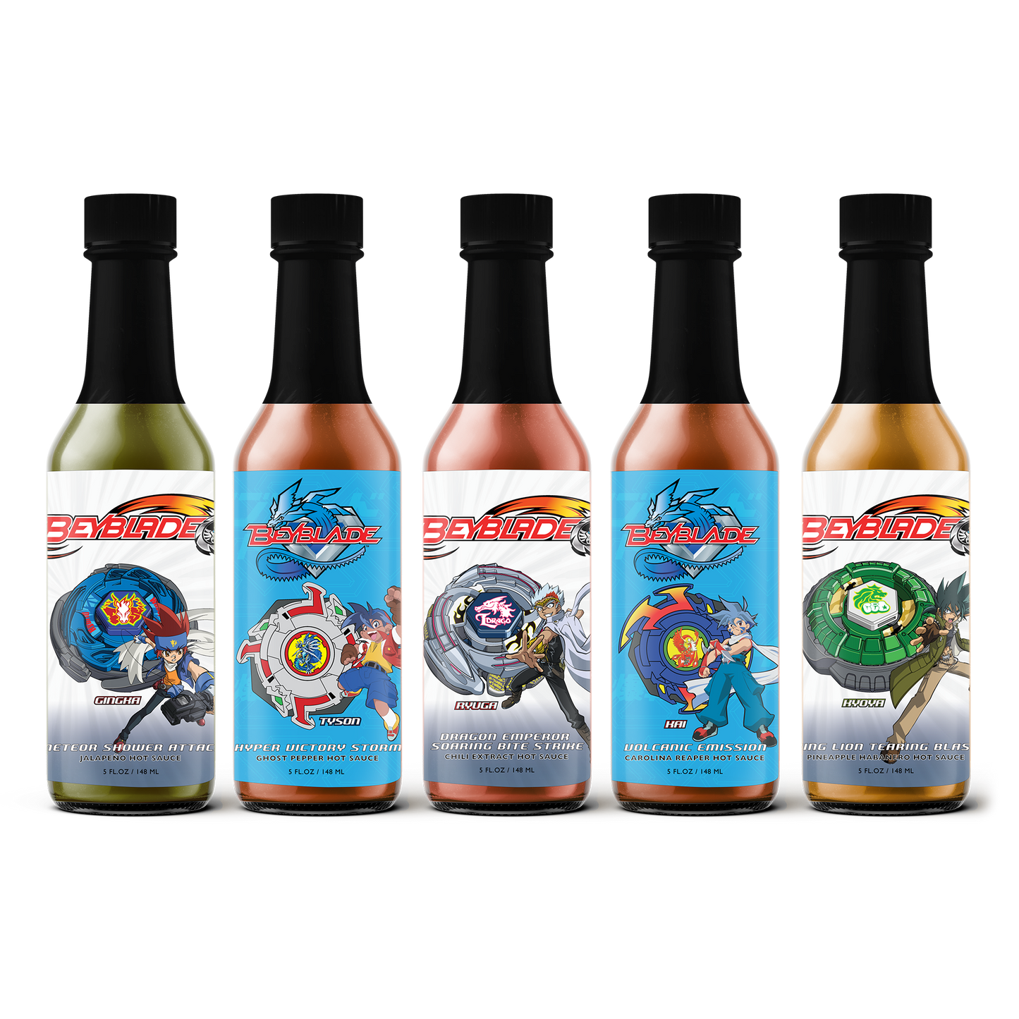 Beyblade Hot Sauce 5-Pack