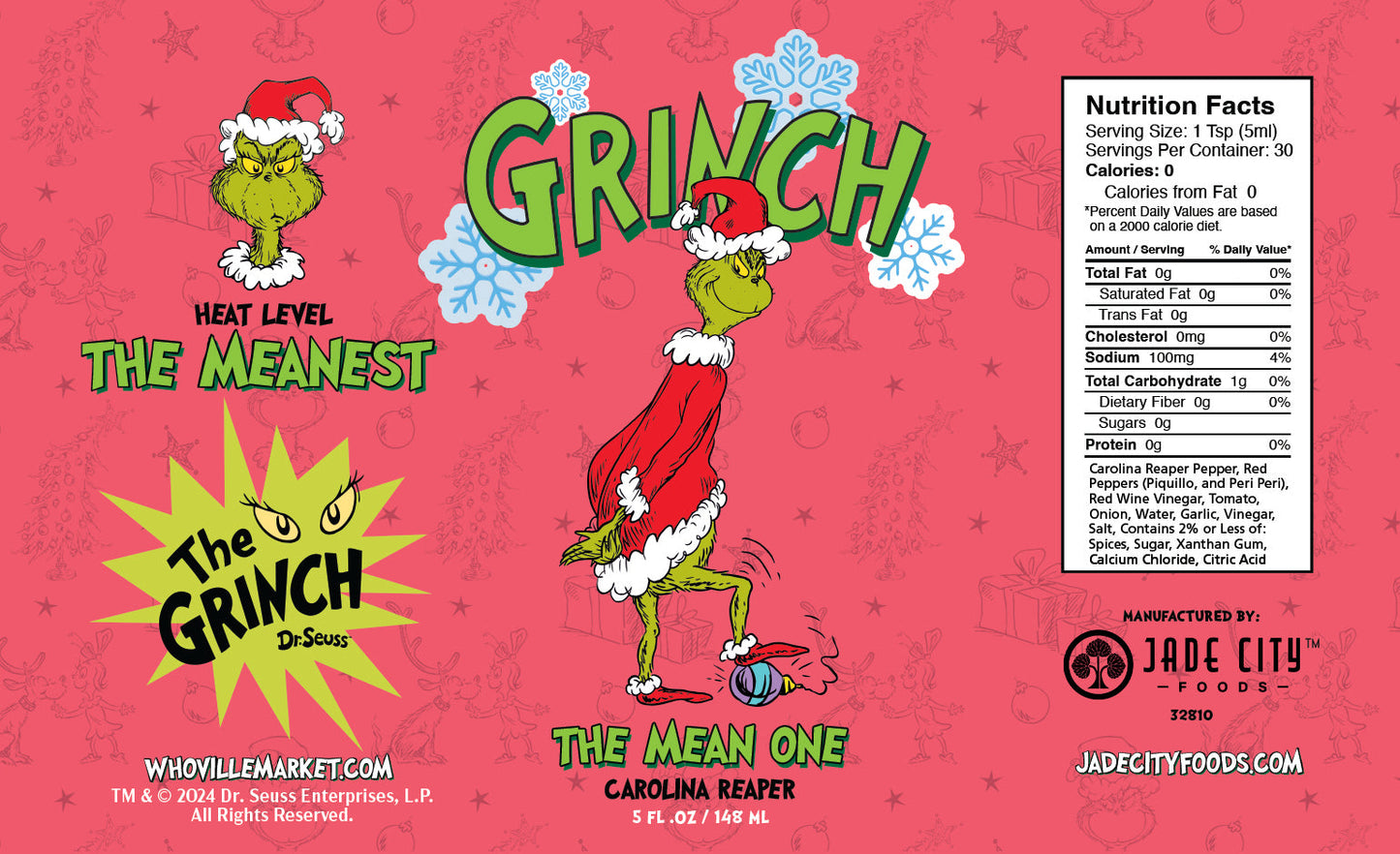 Grinch Hot Sauce 10-Pack