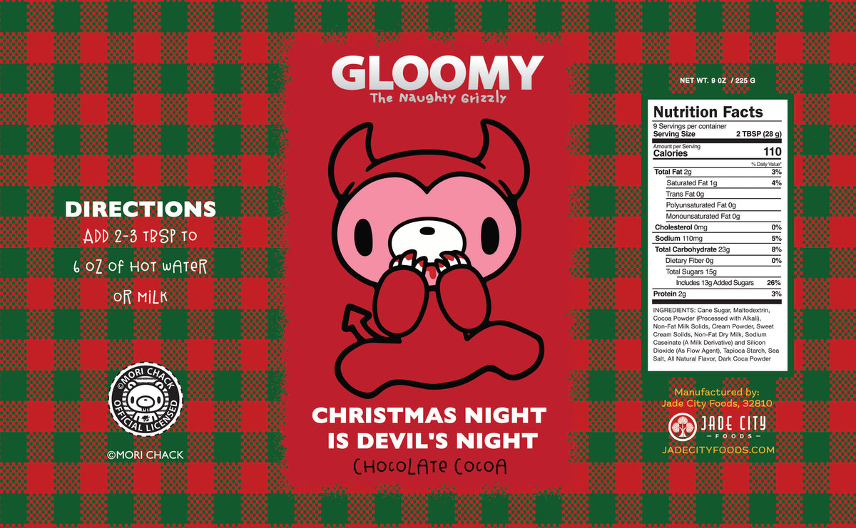 Gloomy The Naughty Grizzly Cocoa 3-Pack : Holiday Collection