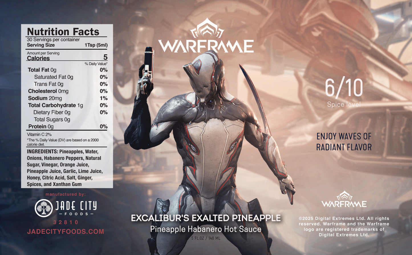 Excalibur's Exalted Pineapple: Pineapple Habanero Hot Sauce