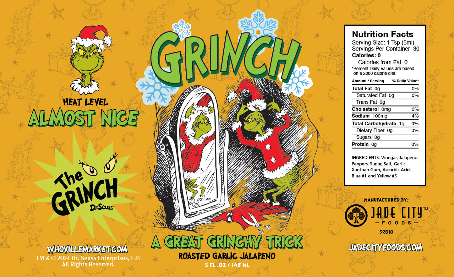 Grinch Hot Sauce 10-Pack