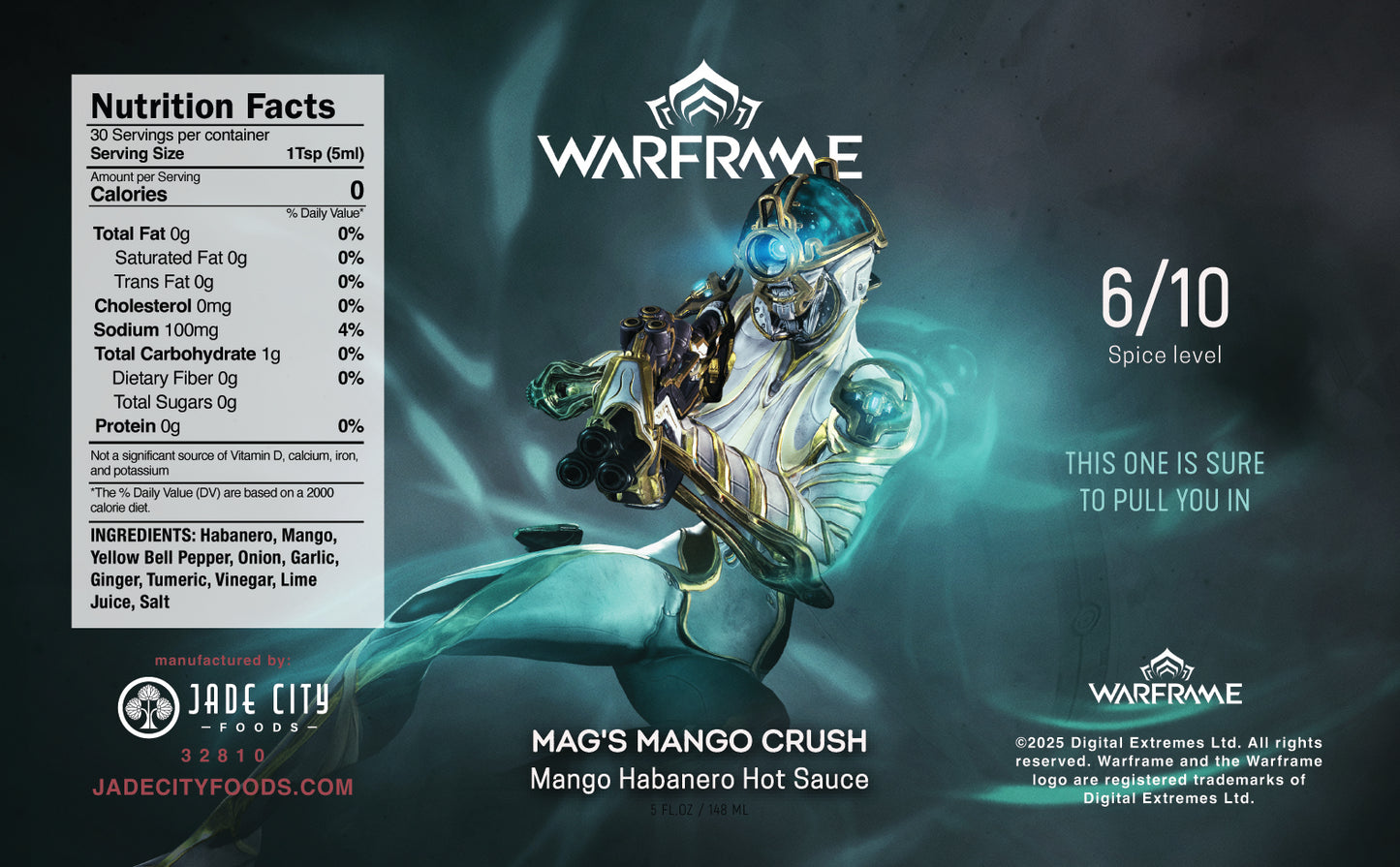 Mag's Mango Crush: Mango Habanero Hot Sauce