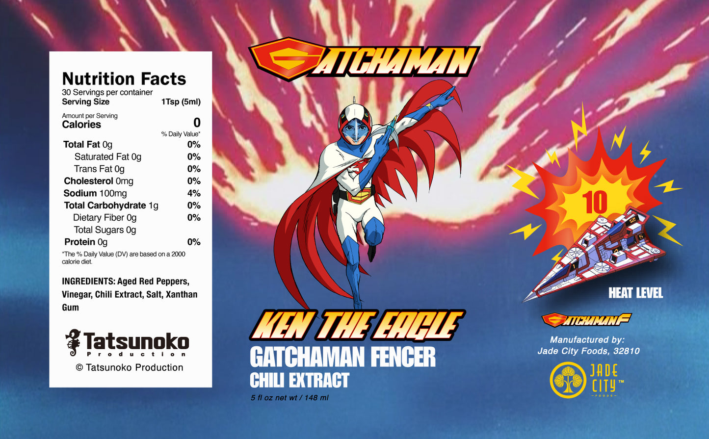 Ken The Eagle's Gatchaman Fencer : Chili Extract Sauce