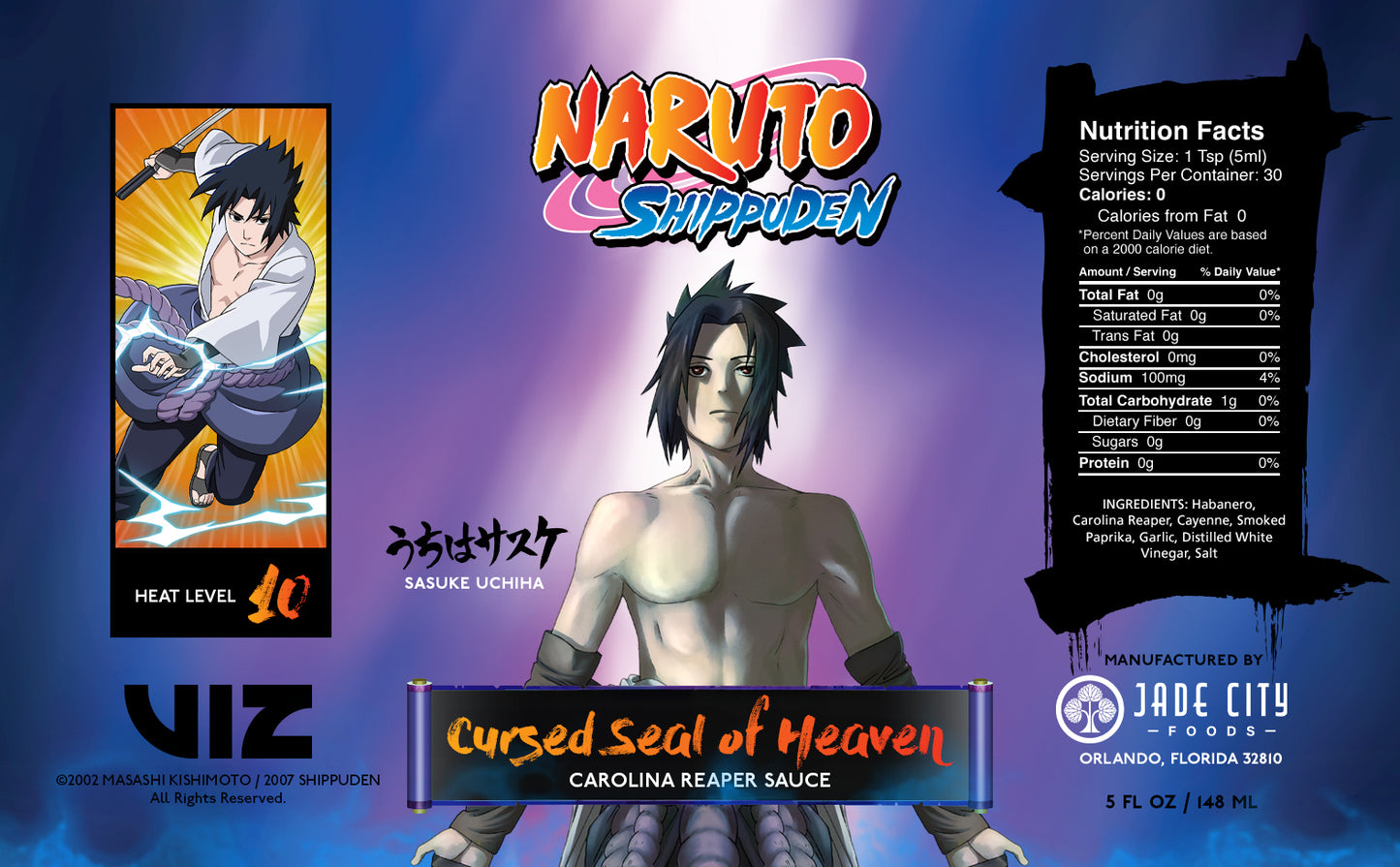 Naruto Hot Sauce 5-Pack