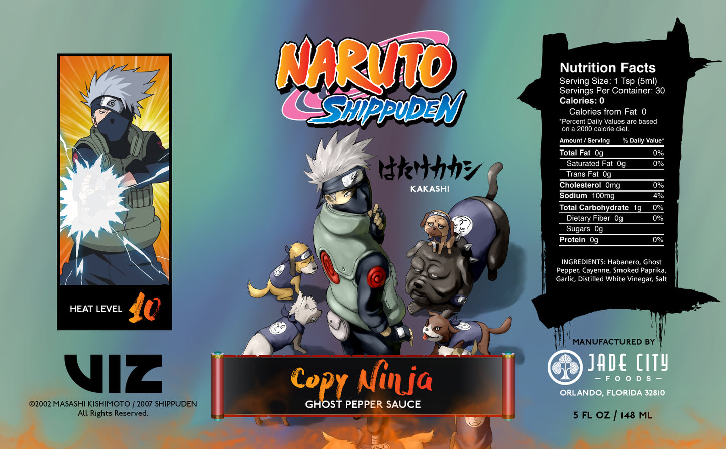 Naruto Hot Sauce 5-Pack