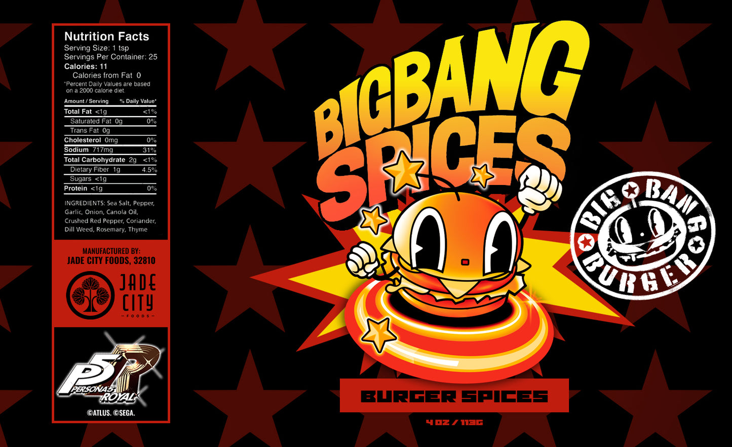 Persona 5 Big Bang Burger Set