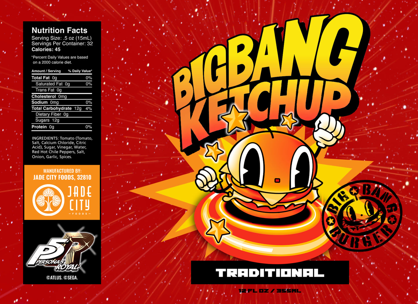 Persona 5 Big Bang Burger Set