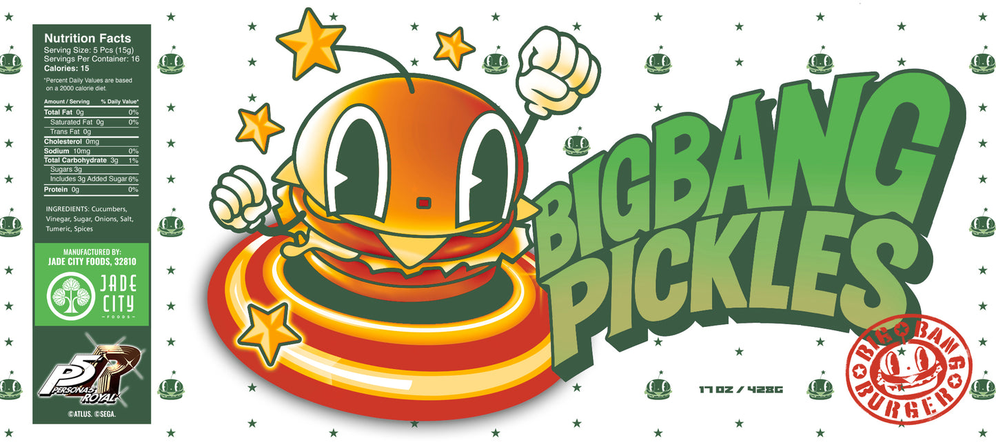 Persona 5 Big Bang Burger Pickles