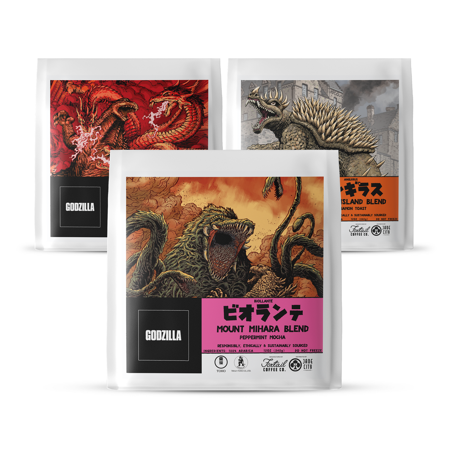 Godzilla Coffee 3-Pack : Series 3
