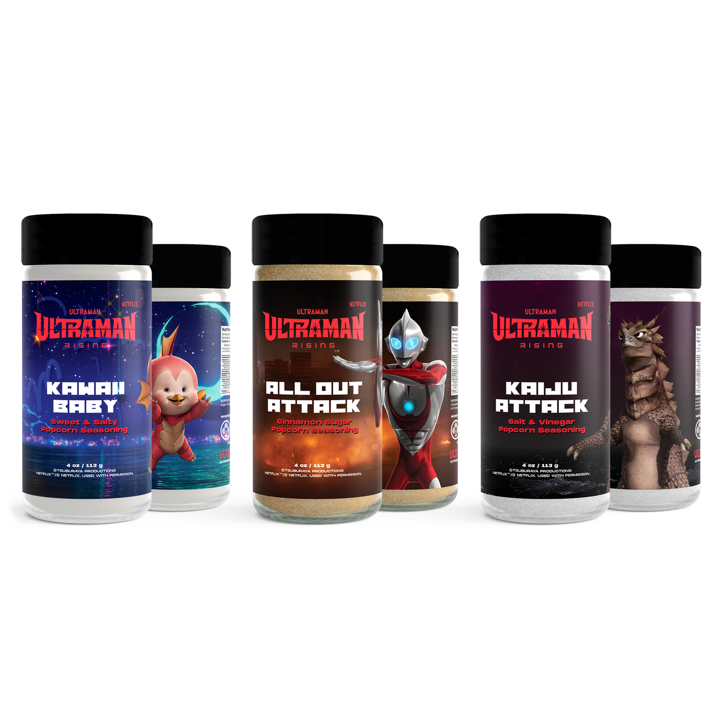 Ultraman Rising Popcorn Seasoning 3-Pack