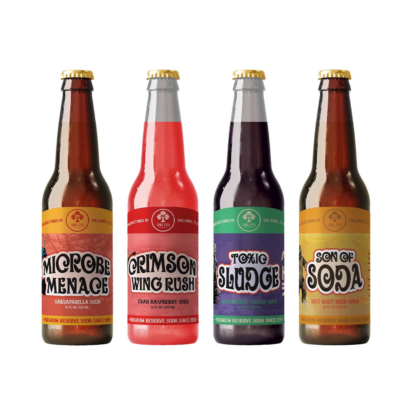 Godzilla Soda 4-Pack : Series 2