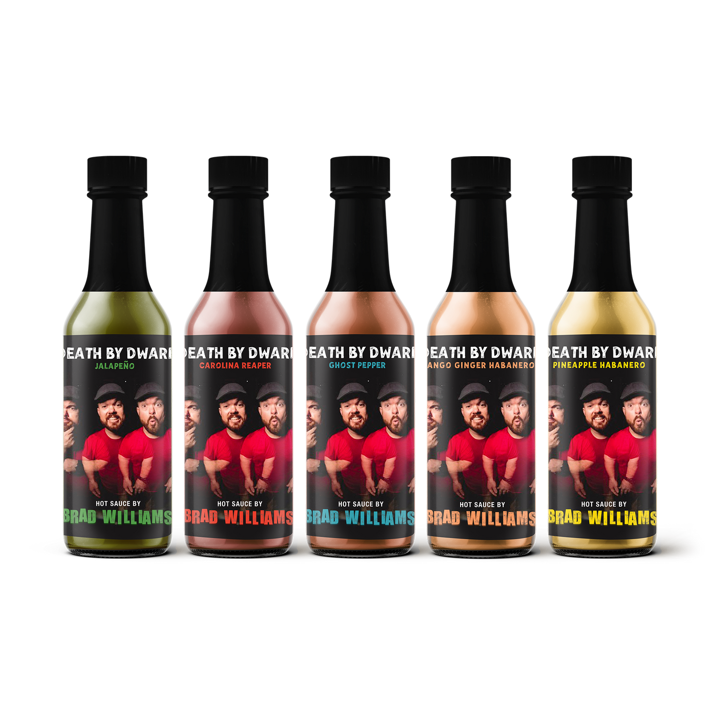 Death By Dwarf Hot Sauce 5-Pack