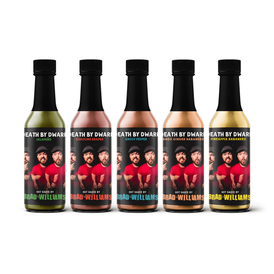 Death By Dwarf Hot Sauce 5-Pack