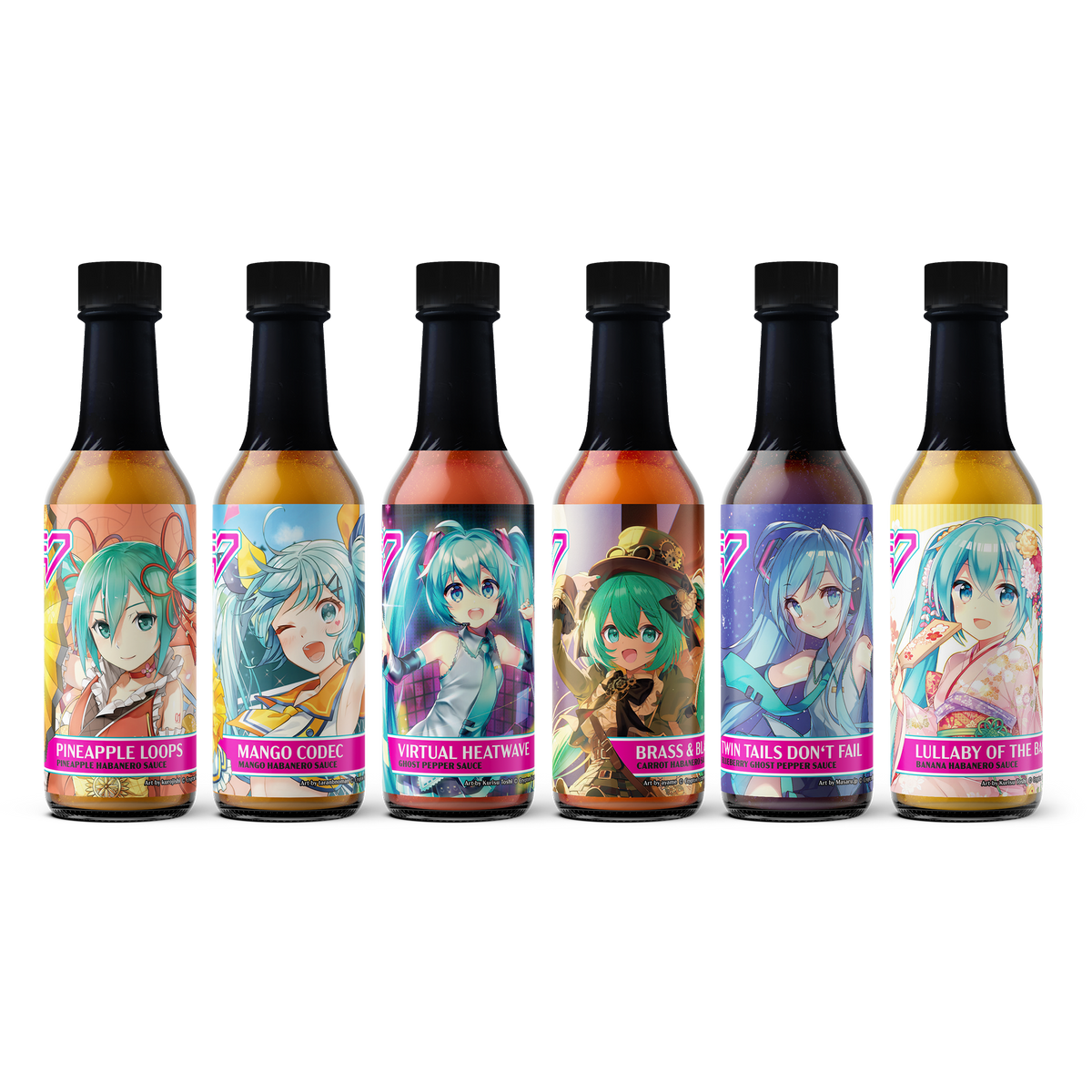 Hatsune Miku Hot Sauce 6-Pack : Series 2