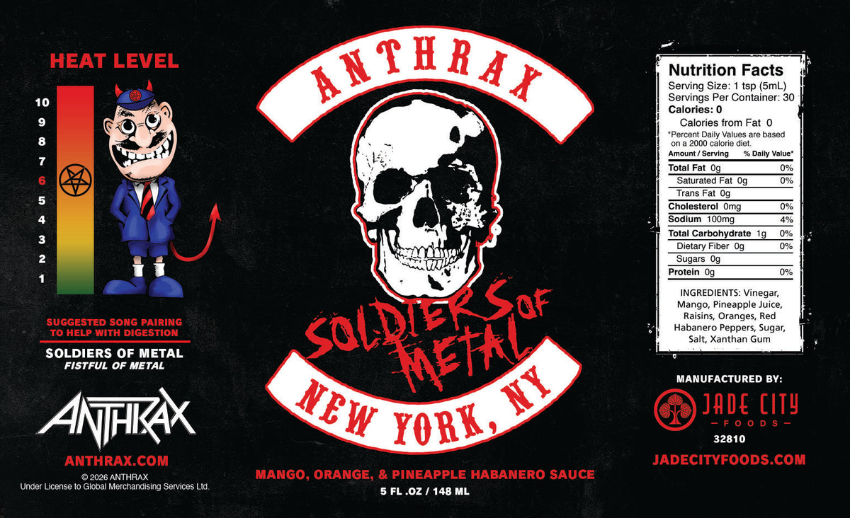 Anthrax Soldiers of Metal : Mango, Orange, Pineapple Habanero Sauce