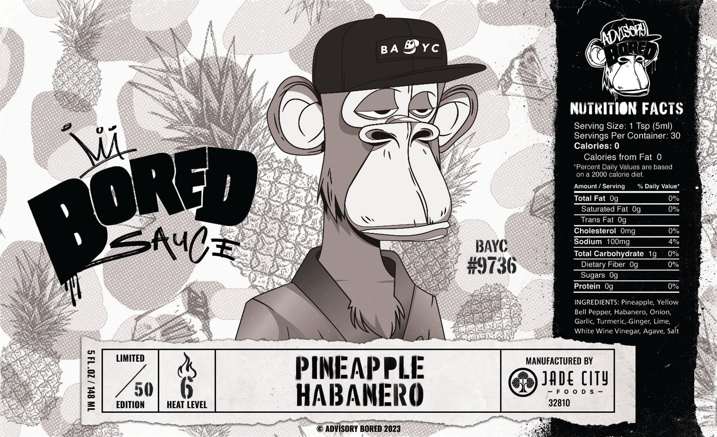 Bored Sauce #9736 : Pineapple Habanero