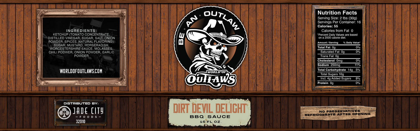 Dirt Devil Delight : Original BBQ Sauce