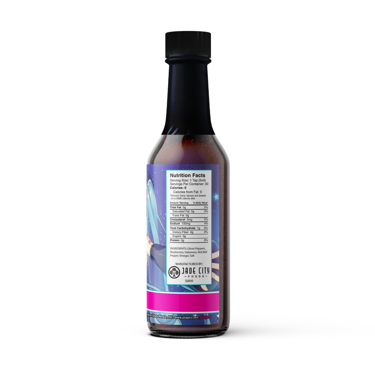 Hatsune Miku Twin Tails Don't Fail : Blueberry Ghost Pepper Sauce