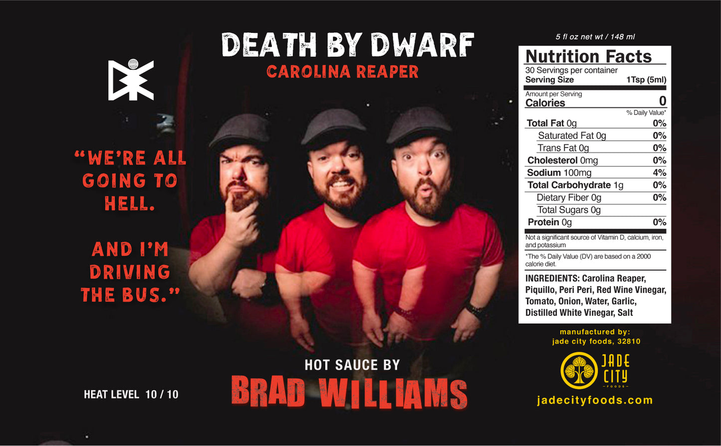 Death By Dwarf : Carolina Reaper Sauce