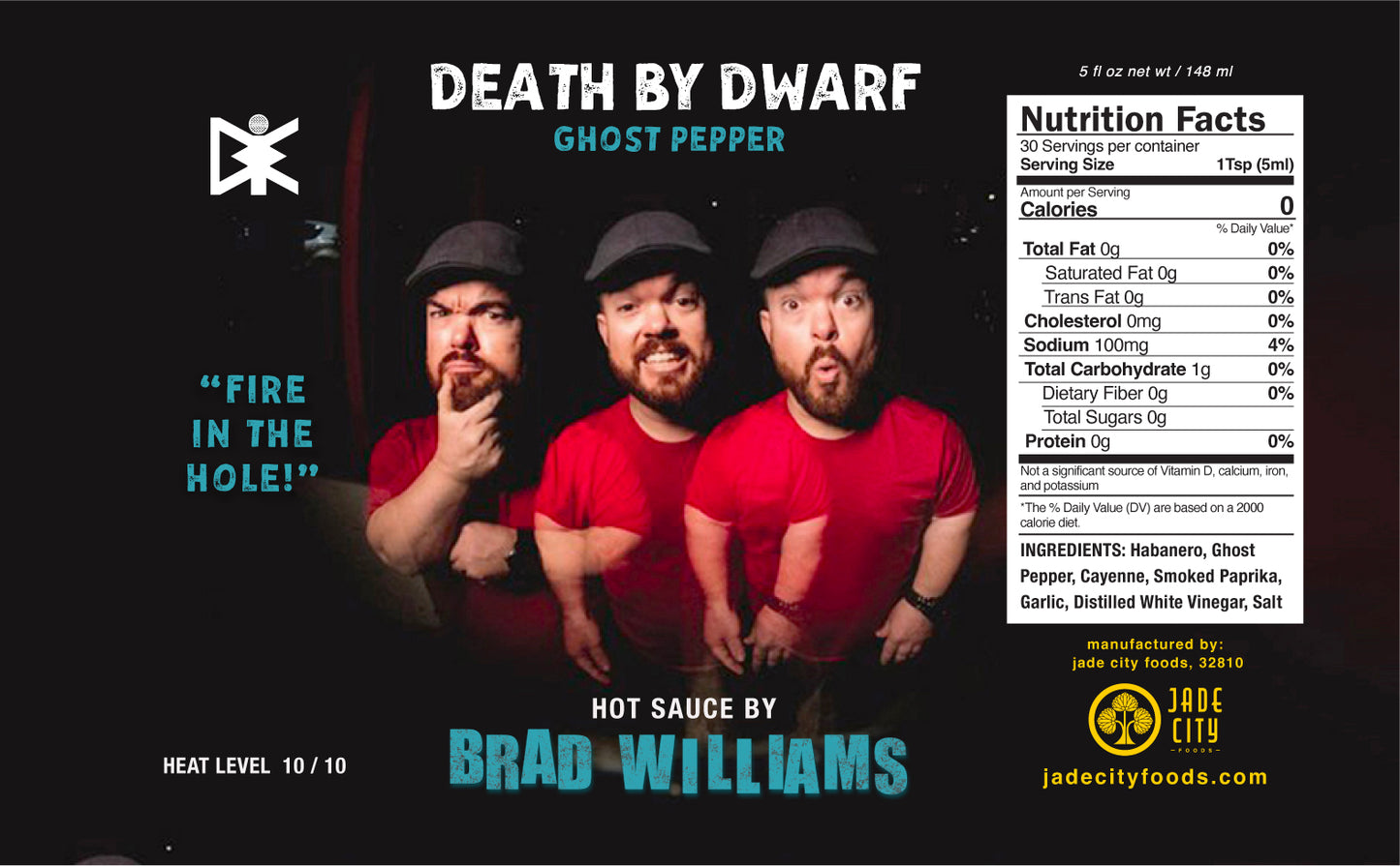 Death By Dwarf : Ghost Pepper Sauce