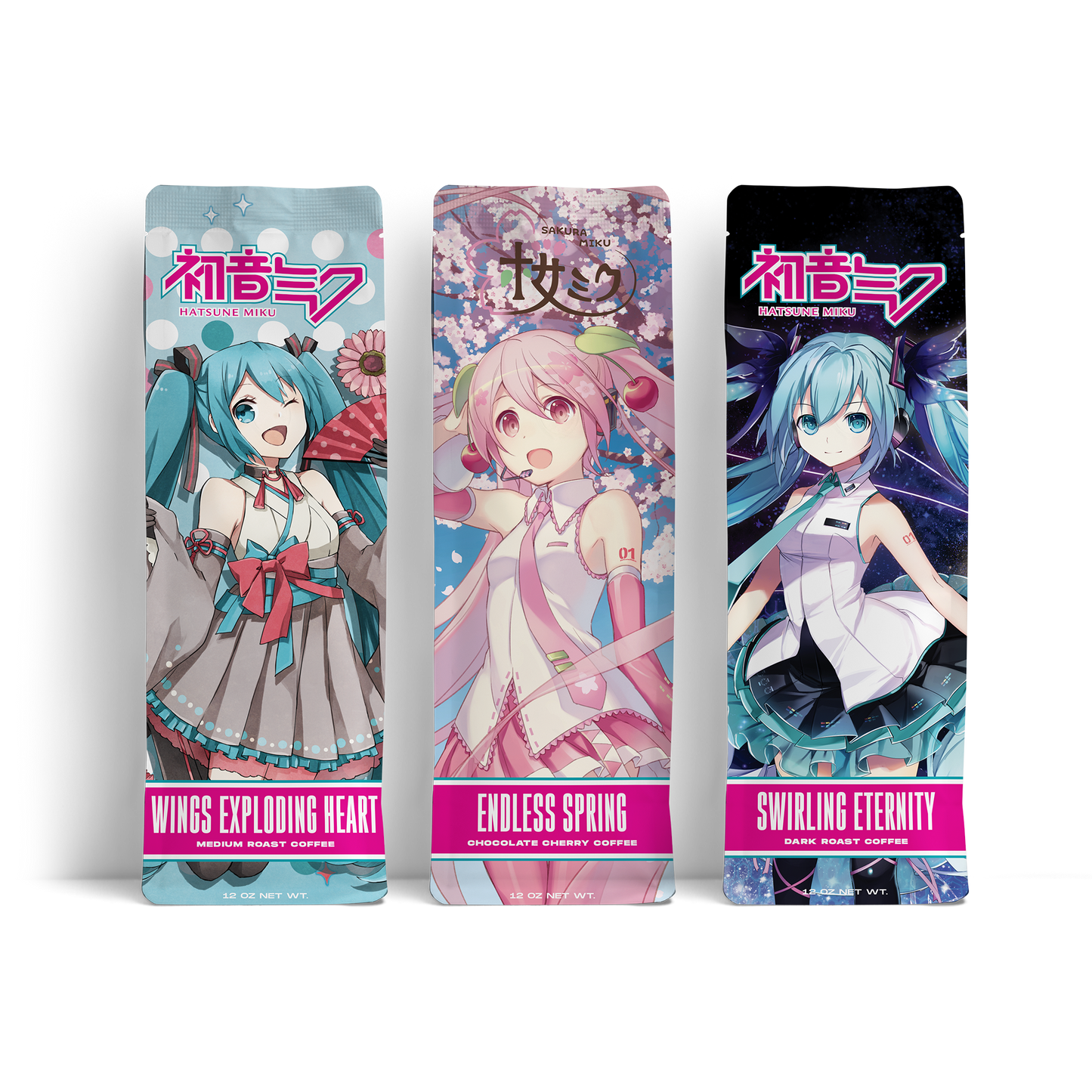 Hatsune Miku Coffee 3-Pack