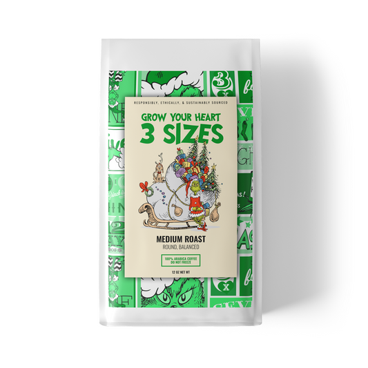 Grow Your Heart 3 Sizes : Medium Roast Coffee