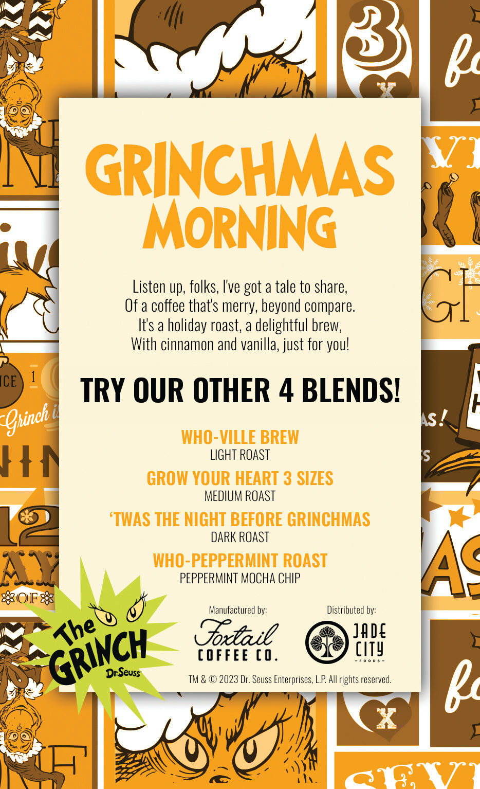 Grinchmas Morning : Cinnamon Toast Coffee