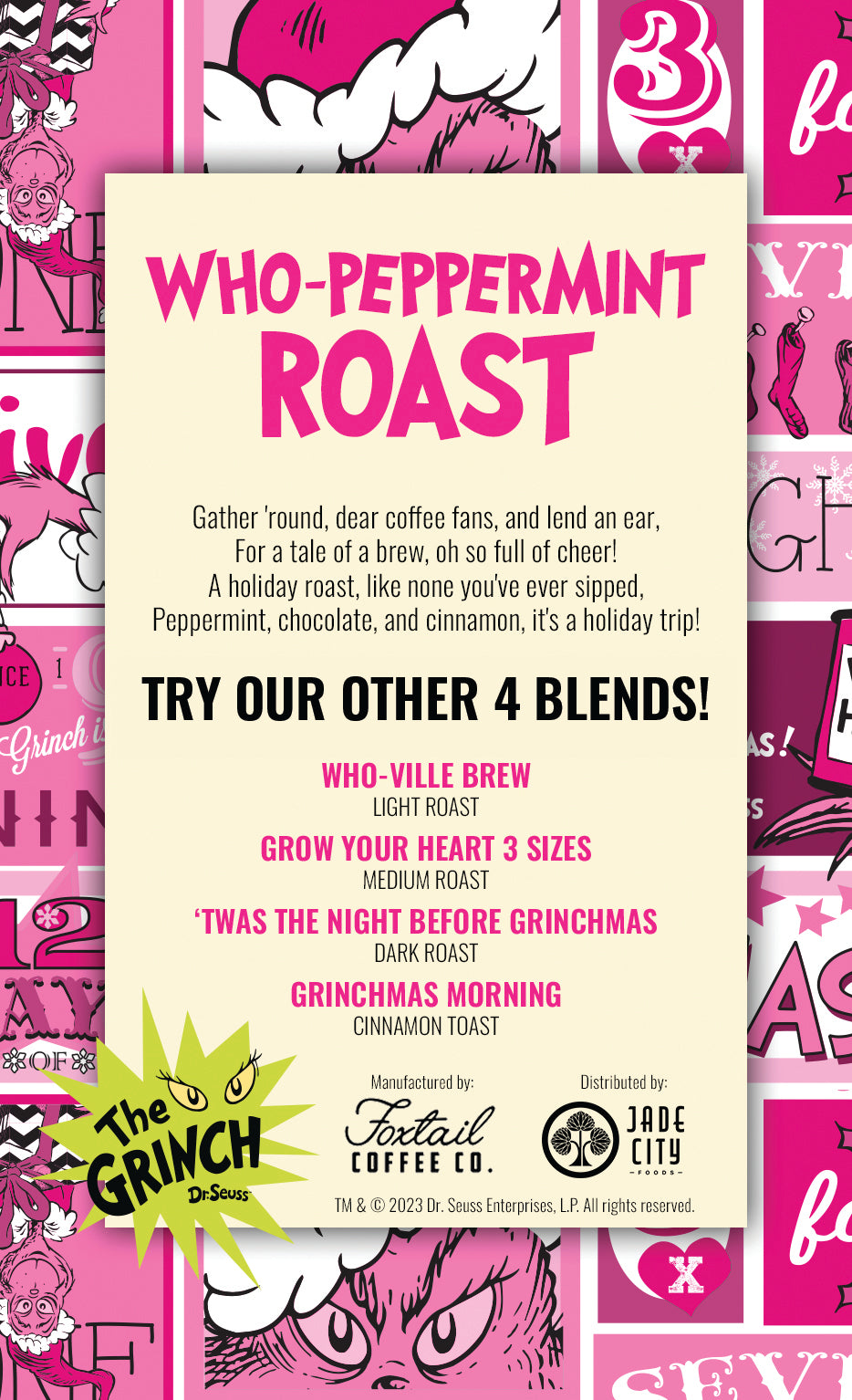Who-Peppermint Roast : Peppermint Mocha Chip Coffee