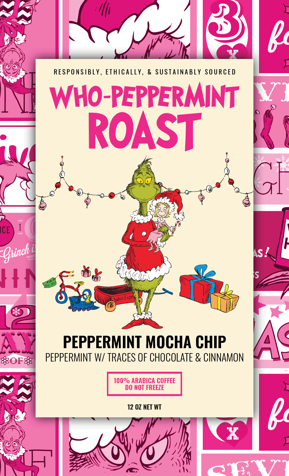 Who-Peppermint Roast : Peppermint Mocha Chip Coffee