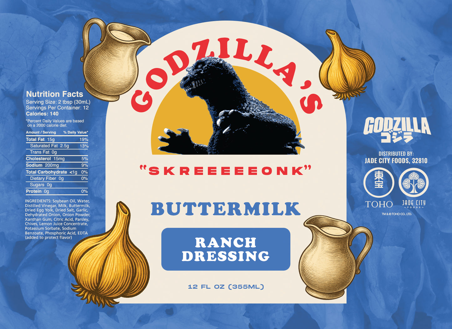 Godzilla's Buttermilk Ranch Dressing