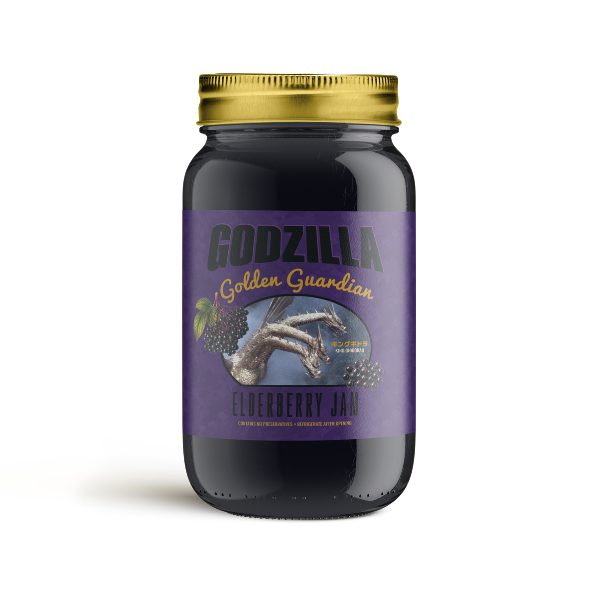 Godzilla King Ghidorah's Golden Guardian : Elderberry Jam