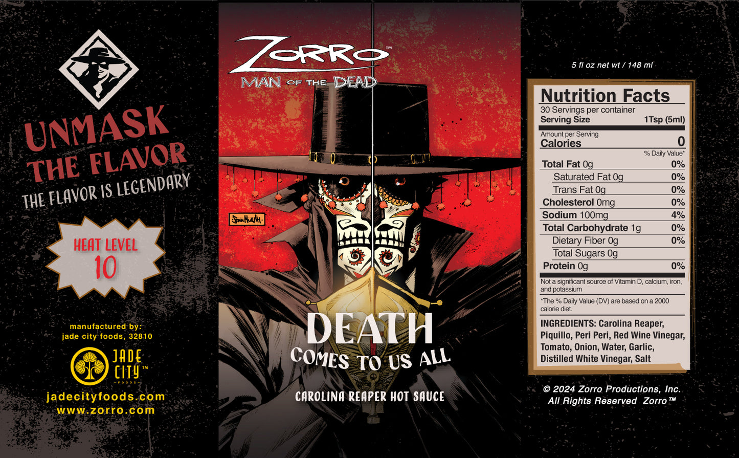 Zorro Hot Sauce 5-Pack