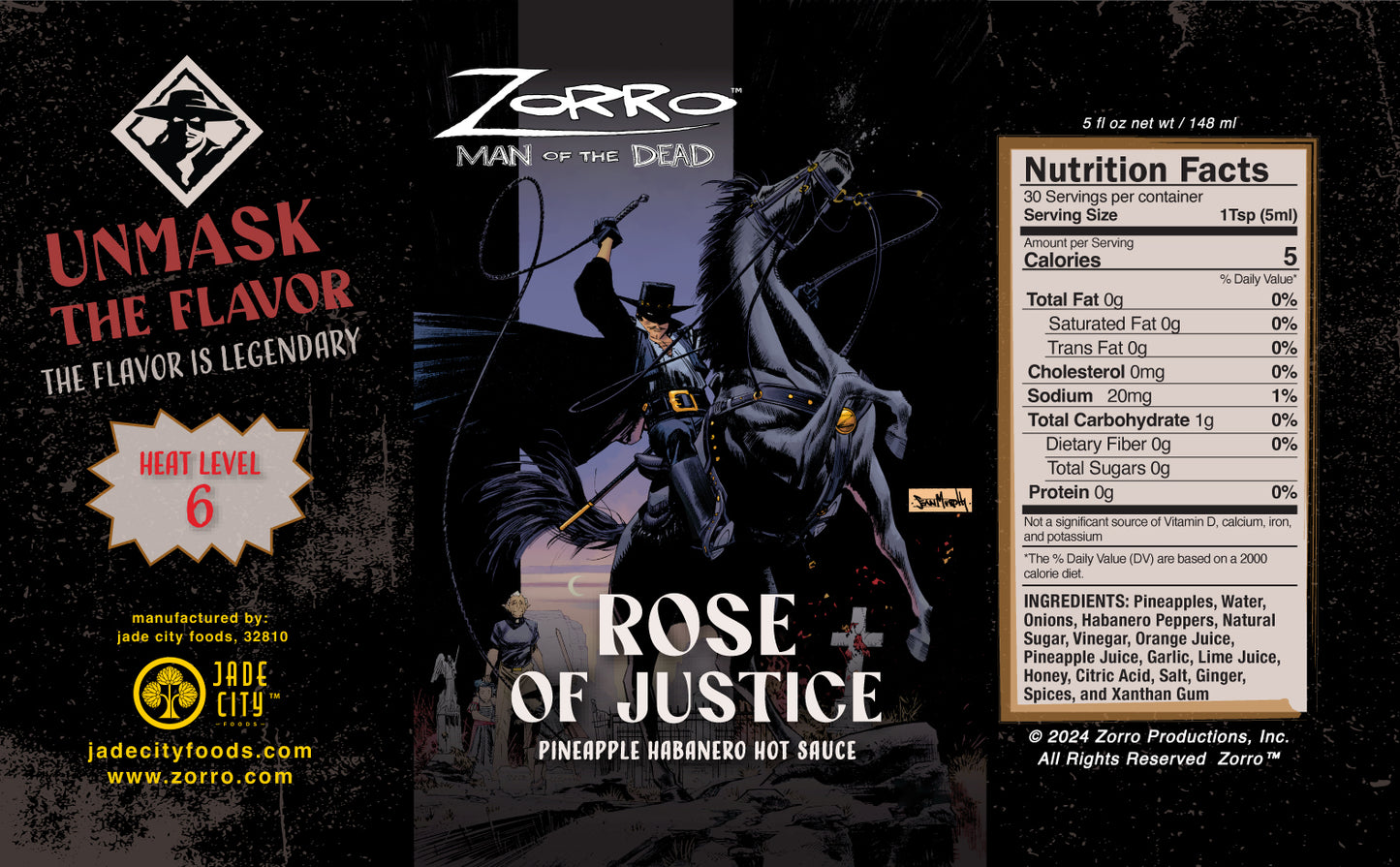 Zorro Hot Sauce 5-Pack