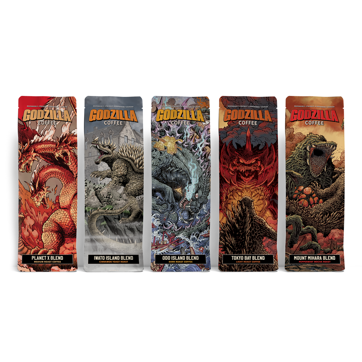 Godzilla Coffee 5-Pack – Jade City Foods Godzilla Coffee 5-Pack – Jade City Foods