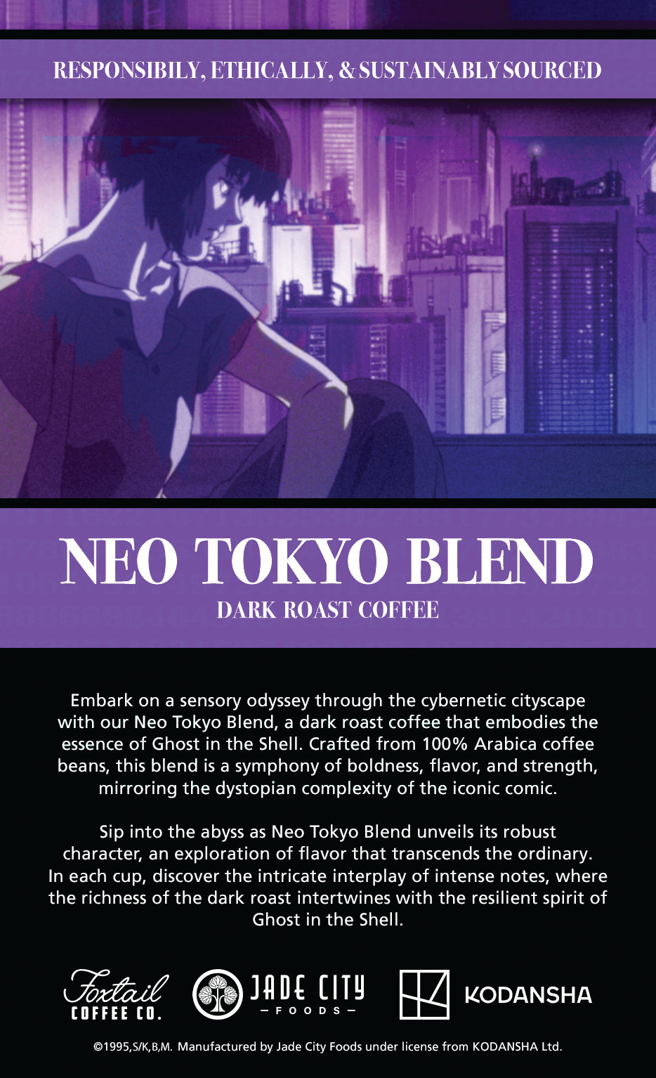Neo Tokyo Blend: Dark Roast Coffee