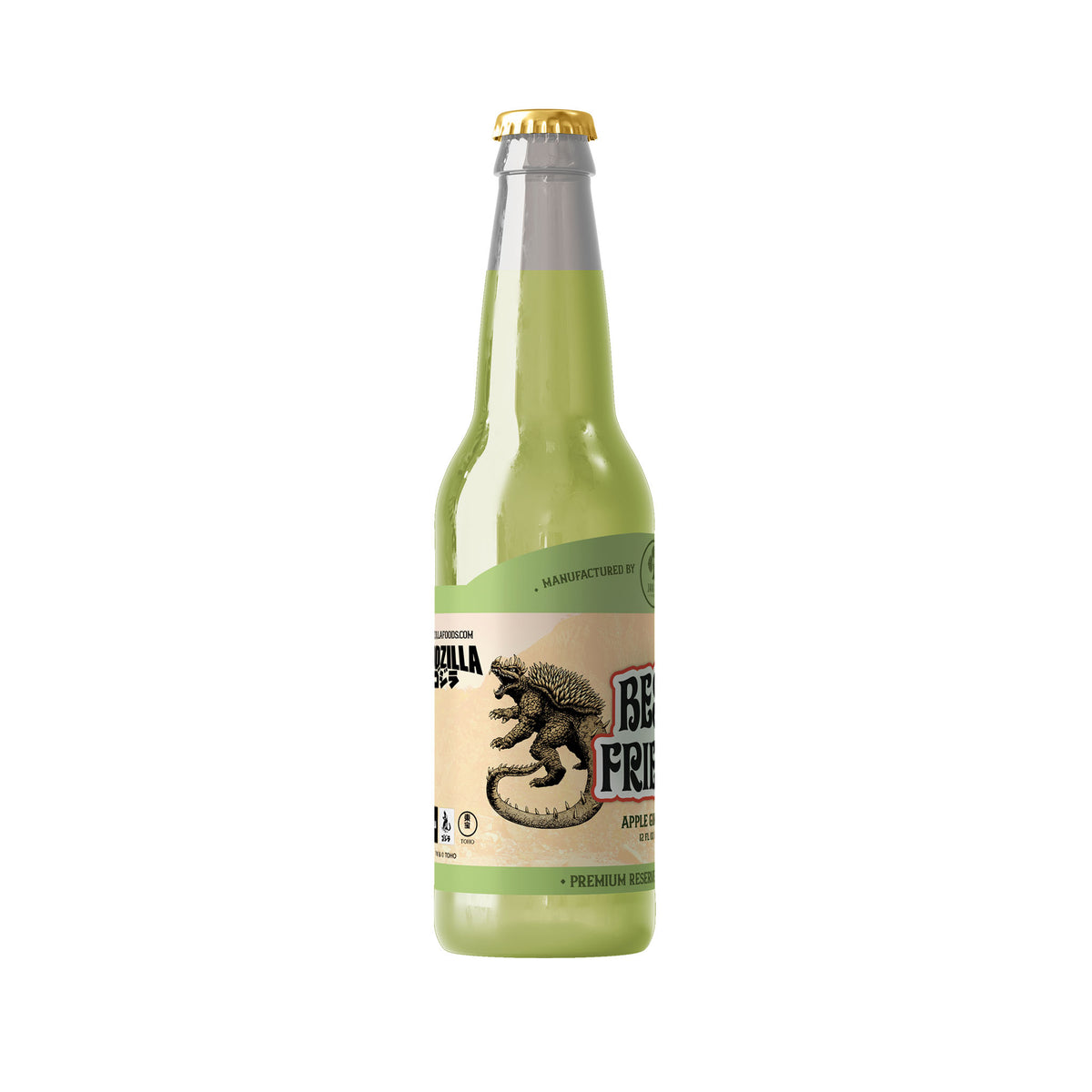Godzilla Anguirus' Best Friend : Apple Ginger Ale