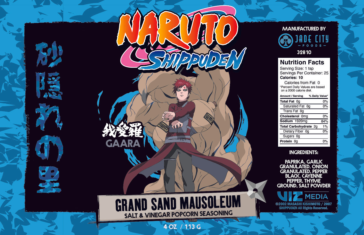 Naruto Popcorn Seasoning 5-Pack