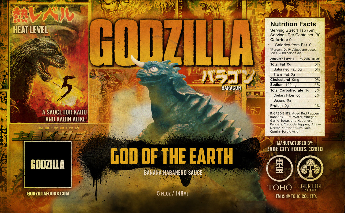 Godzilla Hot Sauce 5-Pack : Series 4