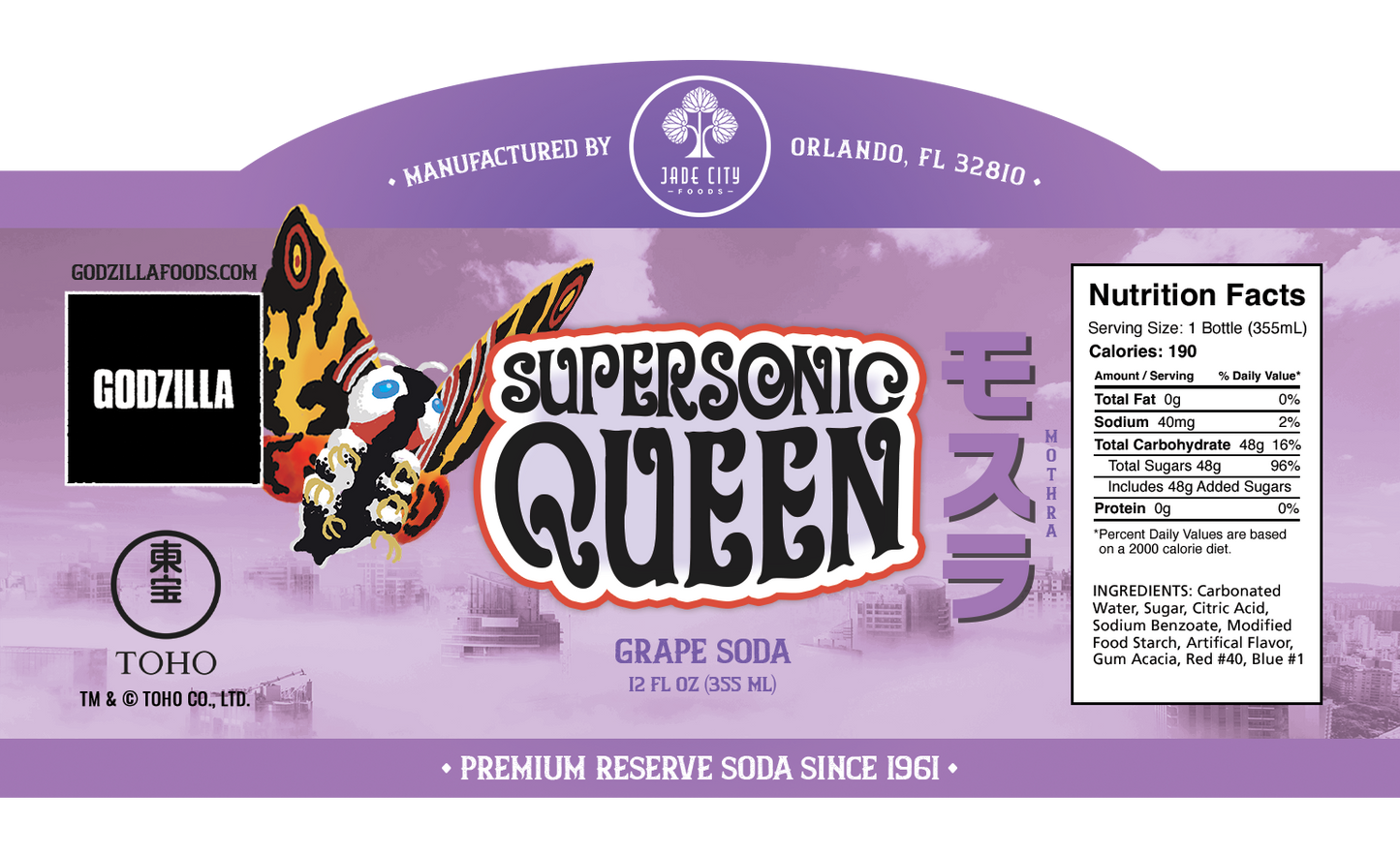 Mothra's Supersonic Queen : Grape Soda