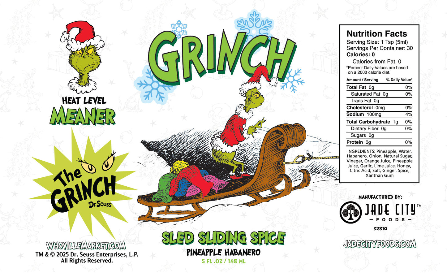 Grinch Hot Sauce 10-Pack