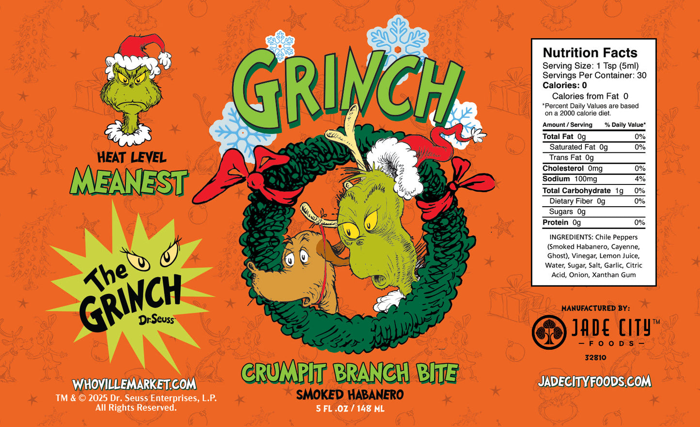 Grinch Hot Sauce 10-Pack