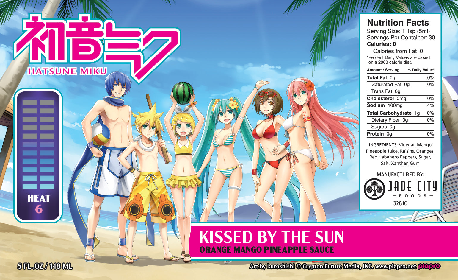 Hatsune Miku Kissed By The Sun : Orange Mango Pineapple Sauce