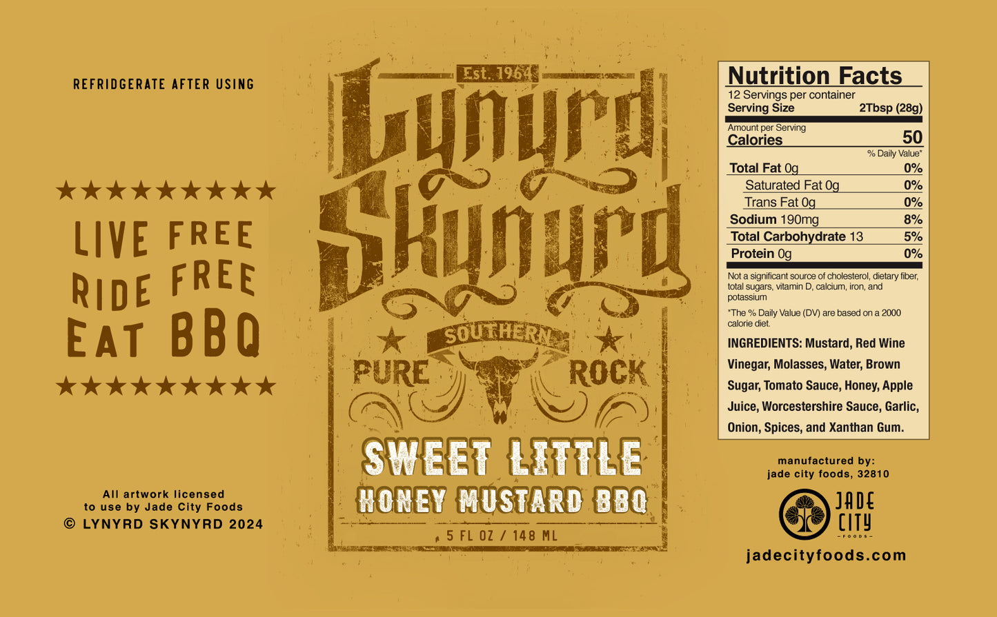 Lynyrd Skynyrd BBQ Sauce 3-Pack