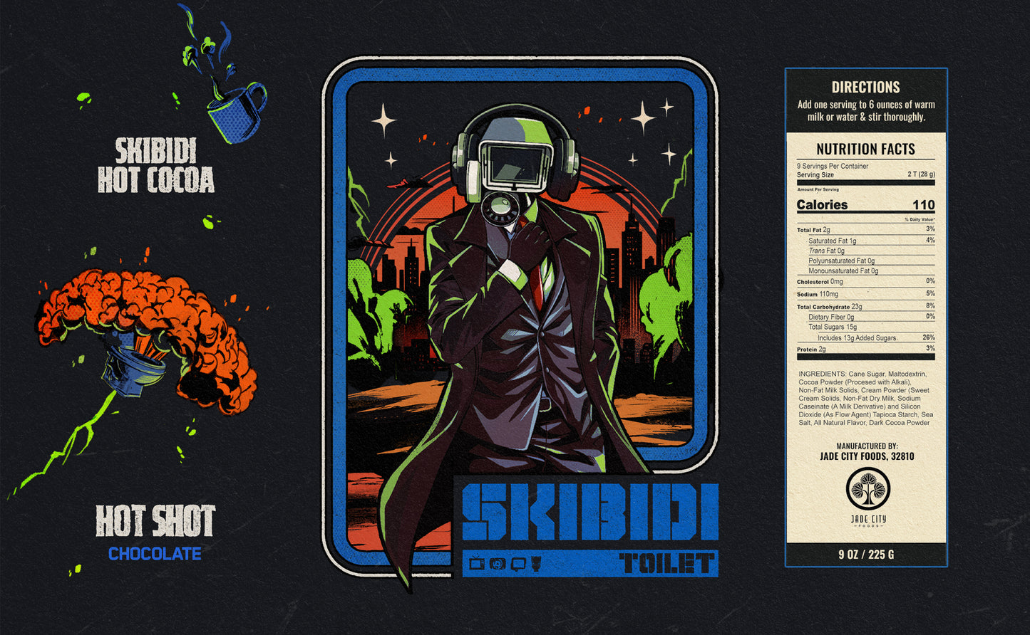 Skibidi Toilet Cocoa 4-Pack