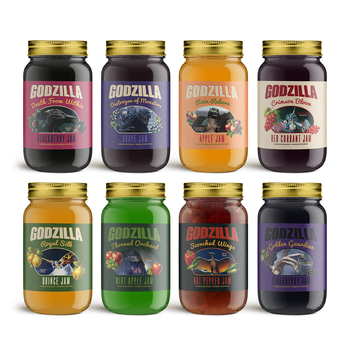 Godzilla King of the Monsters : 8-Pack Jam Collection