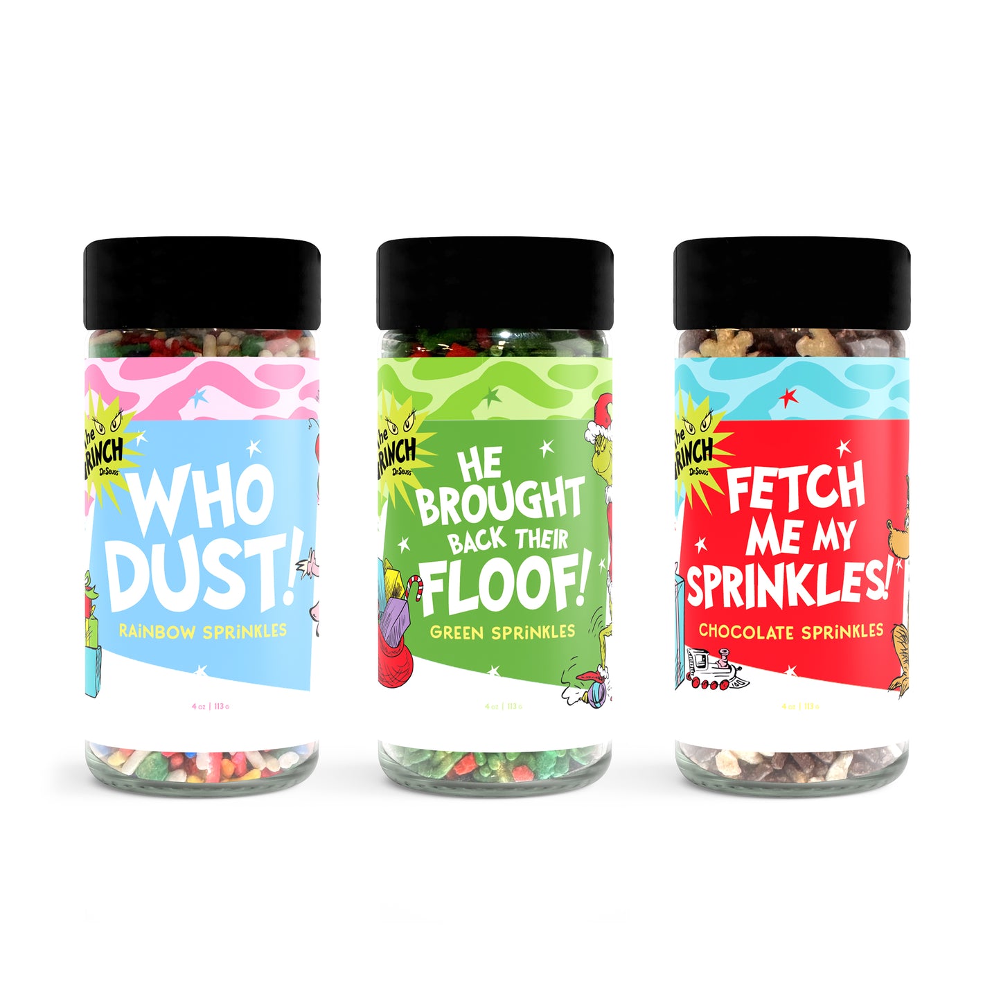 Grinch Sprinkles 3-Pack