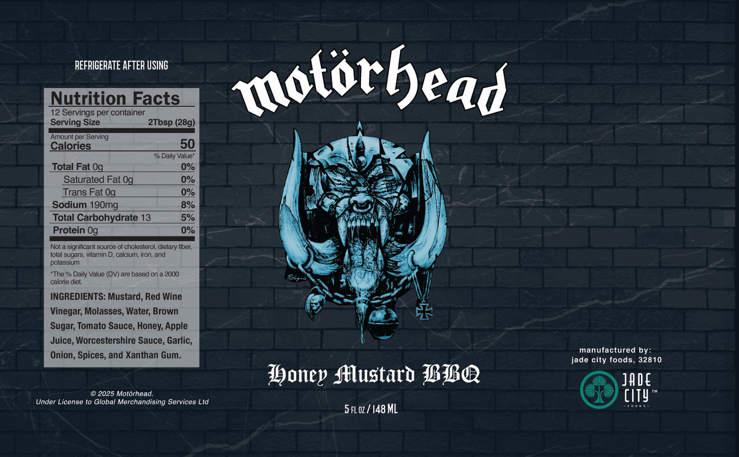 Motörhead BBQ Sauce 3-Pack